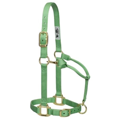 Weaver Leather Original Adjustable Chin and Throat Snap Halter M. Diva Pink — view 2