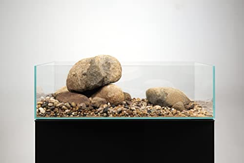 LANDEN 60S 7.9 Gal Shallow Aquarium Tank, Shallow Fish Tank, Rimless Low Iron Tank W23.6×D11.8×H7.1 in(60x30x18cm); 5mm Thickness Aquascape Fish Tank, Black Leveling Mat Included — view 3
