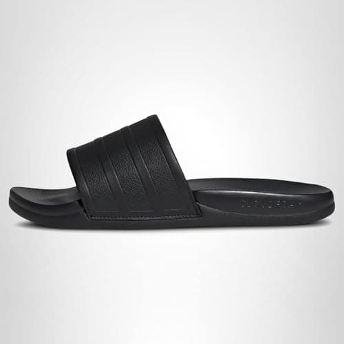 adidas Unisex-Adult Adilette Comfort 2.0, Black/Black/Carbon, 8 — view 8