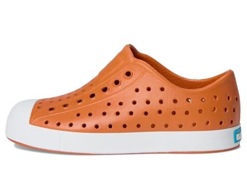 Native Shoes Jefferson Kids Slip-On Sneaker, Mars Orange/Shell White, 12 Little Kid — view 3