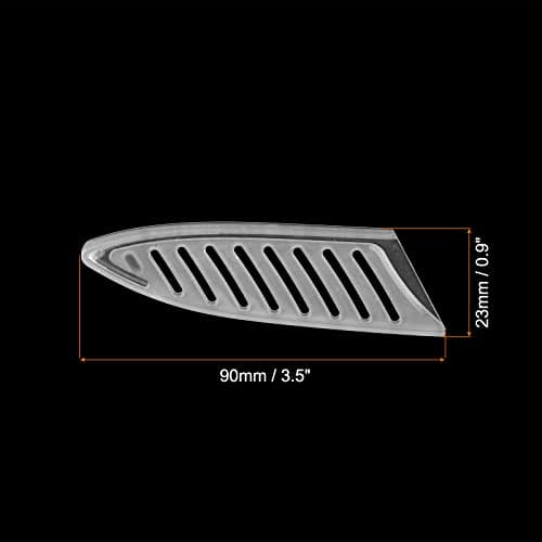 PATIKIL PP Safety Knife Cover Sleeves for 3.5" Paring Knife, 5 Pack Knives Edge Guard Blade Protector Universal Knife Sheath for Kitchen, White