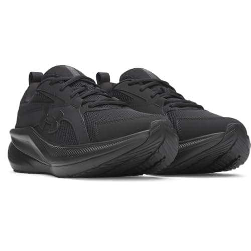 Under Armour Men's Charged+ Assert 11 Running Shoe, (002) Black/Black/Black, 8.5, US
