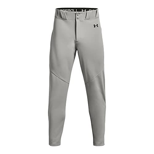 Under Armour Mens Utility Baseball Straight Leg Pant 22, (080) Baseball Gray / / Black — view 3