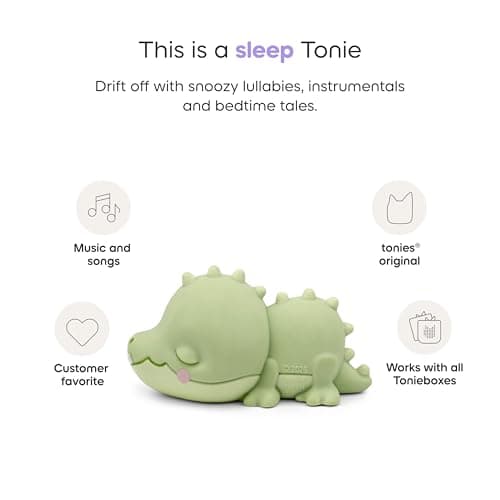 Tonies Sleepy Friends: Bedtime Story Audio Toy Figurine Featuring Sleepy Crocodile — view 4