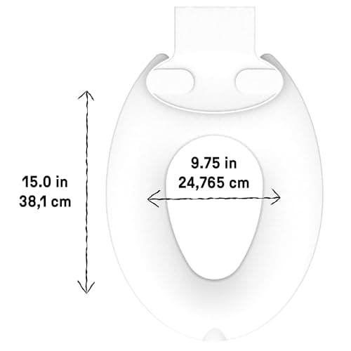 Ingenuity: ity by Ingenuity Flip & Sit Potty Seat (White) – Easy to Set Up & Remove Potty Training Seat That Attaches to Adult Toilet Seat — view 5