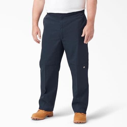 Dickies Men's Loose Fit Double Knee Twill Work Pant, Dark Navy, 32W x 34L — view 5