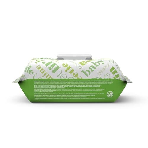 Amazon Elements Baby Wipes, Fresh Scent, Flip-Top Packs, Alcohol-Free, With Cucumber and Aloe, 810 Count, 9 Packs of 90 — view 2