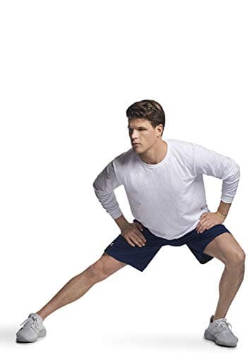 Russell Athletic Mens Cotton Performance Long Sleeve T-Shirts T Shirt, White, Large US — view 5