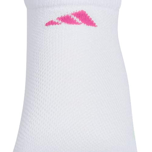 adidas Unisex Kids No Show Socks for Boys and Girls Youth (6-Pack) Athletic Cushioned and Comfortable, Below Ankle