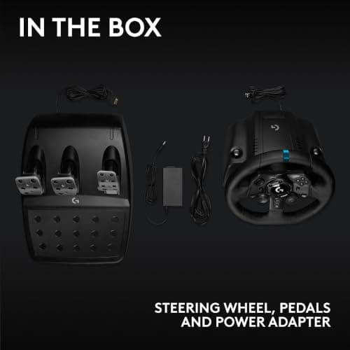 Logitech G923 Racing Wheel and Pedals for Playstation/PS5/PS4 & PC — view 9