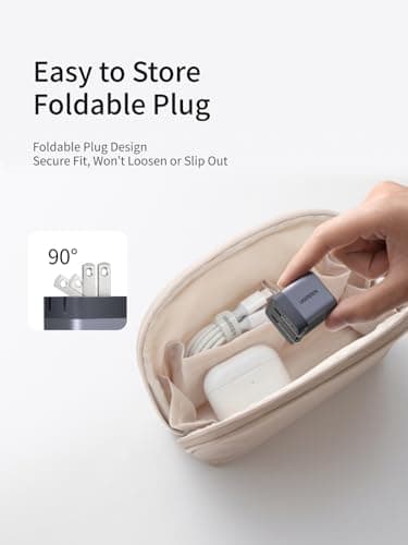 UGREEN Nexode Air 45W USB C Charger Block, GaN Ultra-Small Size Charger Supports PD/PPS, USB C Fast Charger with 90° Foldable Plug, Charging Block for Laptop MacBook, Galaxy S26 Ultra, iPhone 17, iPad — view 2