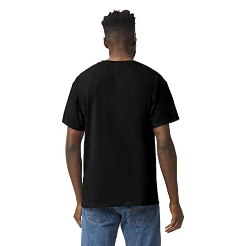 Gildan mens Heavy Cotton T-shirt, Style G5000, Multipack Shirt, Black (2-pack), X-Large US — view 3