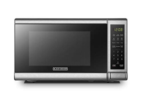 BLACK+DECKER Countertop Microwave Oven, 0.7 Cu.Ft, 700W, Stainless Steel