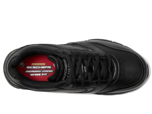 Skechers for Work Women's Nampa-Wyola Food Service Shoe, black polyurethane, 5 M US — view 2