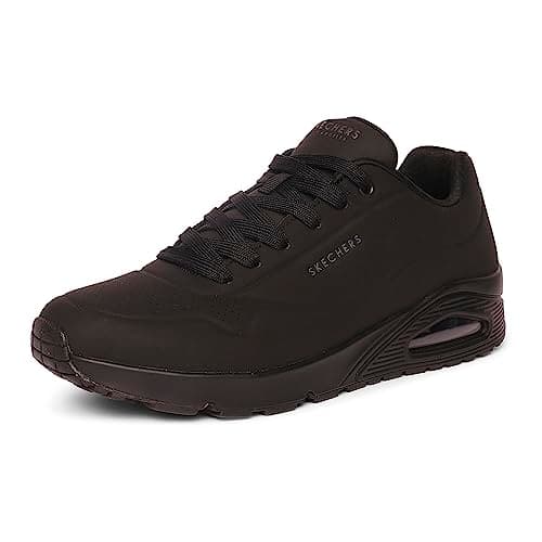 Skechers Men's Uno-Stand on Air Oxford, Black/Black, 7 — view 6