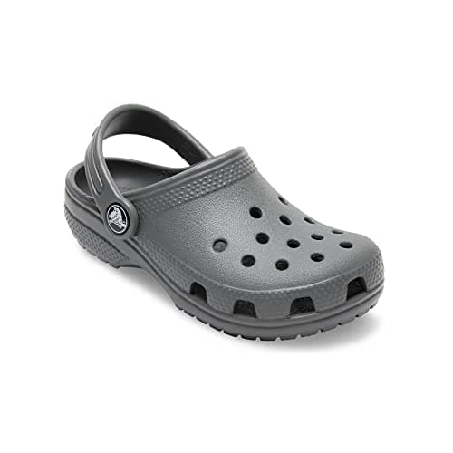 Crocs Unisex-Child Classic Clogs, Slate Grey/Slate Grey, 12 Little Kid — view 2
