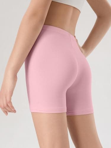 Tuliara 6 Pack Girls Bike Shorts Cartwheel Toddler Under Dress Dance Multicolor Kids Shorts Summer Clothes Color A 5-6Y — view 5
