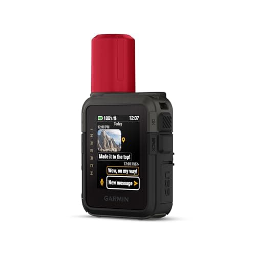 Garmin inReach® Mini 3 Plus, Rugged Global Satellite Communicator with Touchscreen Texting, Photo & Voice Messaging, Emergency SOS Messages & Battery Up to 350 Hours with 10-min inReach® Tracking