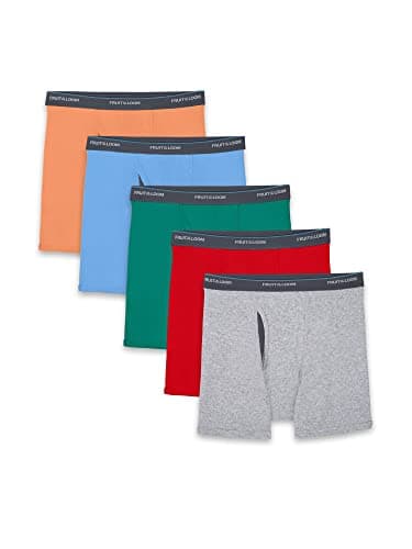 Fruit Of The Loom Boys Assorted Coolzone Cotton Underpants Boxer Briefs, Assorted, Medium US