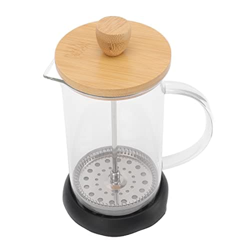 Rengue Glass French Press Stainless Steel Coffee Maker with Accent Filter for Home Office Camping (600ML Cover) — view 8