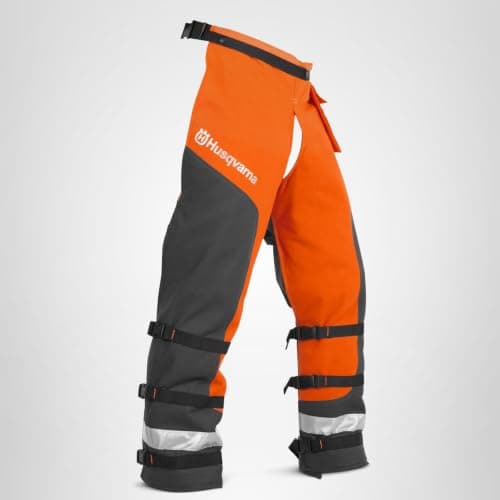 Husqvarna unisex adult 36-38 In. Orange/Gray Tech. Technical Chaps, Orange, 36 to 38-Inch US, Gifts for Men — view 5