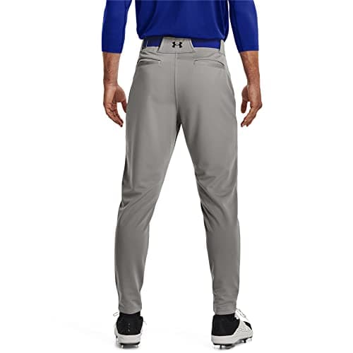 Under Armour Mens Utility Baseball Straight Leg Pant 22, (080) Baseball Gray / / Black