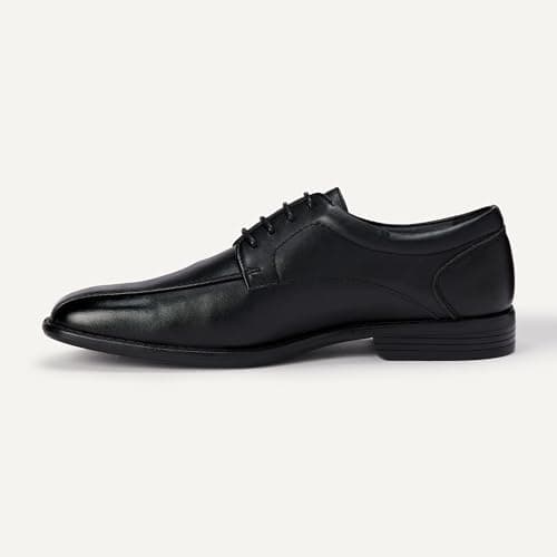 Amazon Essentials Men's Twin Seam Square Toe Derby Dress Shoes, Black, 11.5 — view 3
