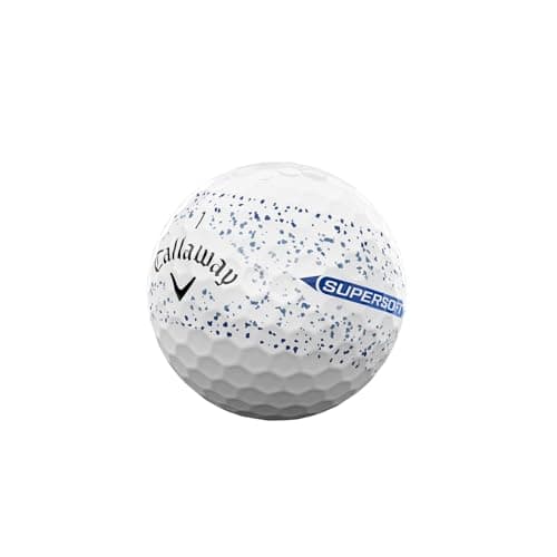 Callaway Golf Supersoft Golf Balls (2025, Blue Splatter) — view 3
