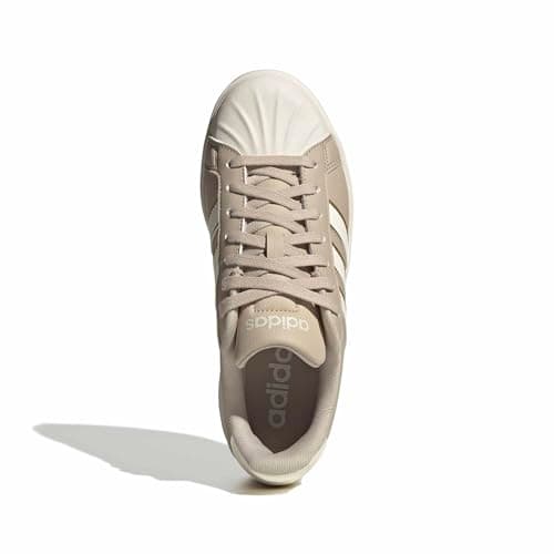 adidas Women's Streetalk, Wonder Beige/Off White/Gold Metallic, 7