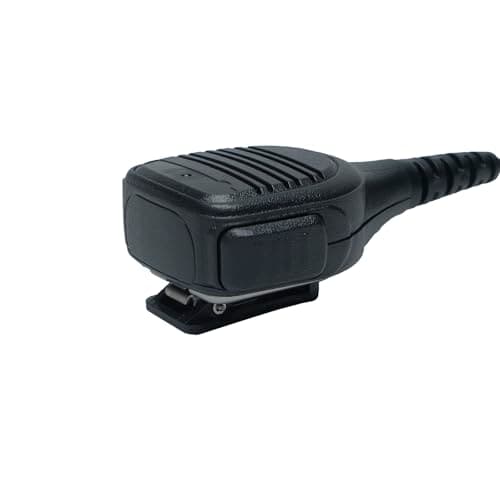 Sarcia Remote Speaker Microphone with PTT MIC 3.5mm Jack for Motorola SL300 SL3500e SL7550e SL7580e SL7590e SL4000 SL1K SL1M TLK100 TLK110 DLR110 Two Way Radio Accessories — view 2