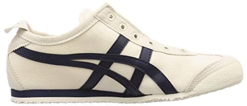 Asics Men's Mexico 66 Slip-On Gymnastics Shoe, Beige Bleu Nuit, 8 UK — view 5