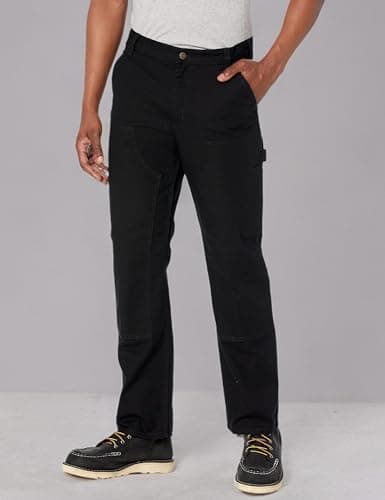 Carhartt Men's Rugged Flex Rigby Dungaree Work Pants, Black, 36W x 32L — view 6
