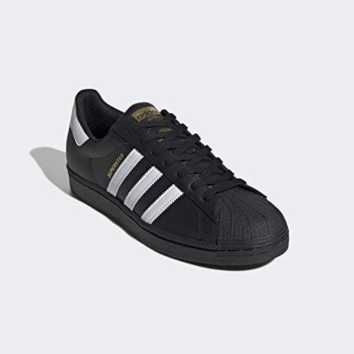 adidas Originals Men's Superstar Sneaker, Black/White/Black, 10 — view 5
