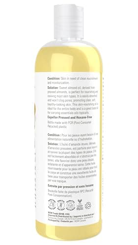 NOW Solutions Sweet Almond Oil, 473mL — view 2