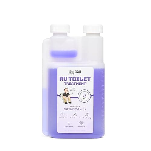 Liquified RV Toilet Treatment - Black Holding Tank Digester - Odor Eliminator - Lavender Scent - Matts RV Reviews (Lavender, 473ml)