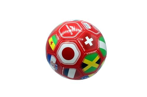Tripact Inc 2026 World Cup World Flag Training Outdoor Soccer Ball – Size 5 – Red — view 4