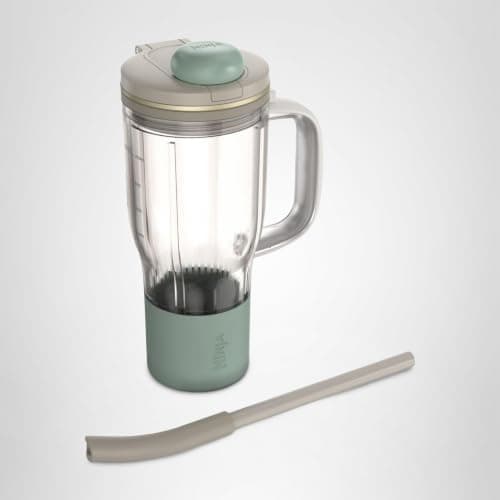 Ninja BlendBOSS | Personal Smoothie Tumbler | 26oz Travel Tumbler w/Leakproof Lid, Detachable Straw & Integrated Chug Spout | Dishwasher Safe & BPA Free | Stone Mint | XSKDB326SLST — view 5