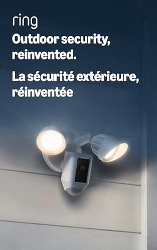 Ring Floodlight Cam Wired Plus with motion-activated 1080p HD video, White — view 6