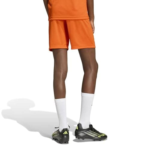adidas Unisex-Kids Entrada26 Shorts, Team Orange/White, Small — view 2