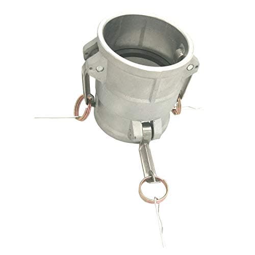 Aluminum Cam and Groove Hose Fitting Type DD 2" with Spool Coupler, with 1 PCS Camlock Gasket Fitting (2“) — view 2