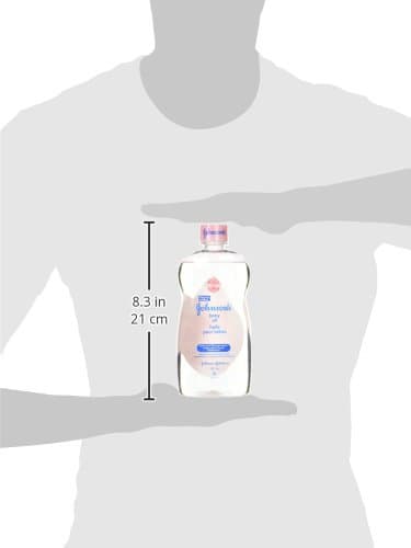 Johnson's Baby Oil Moisturizer & Massage Oil for Skincare, Hypoallergenic Formula for Delicate Skin, Locks in Moisture, Dermatologist Tested, Mineral Oil, 591 mL — view 10