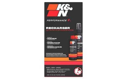 K&N Filters Filter Care Service Kit - Squeeze Red, 8 oz. Squeeze Oil