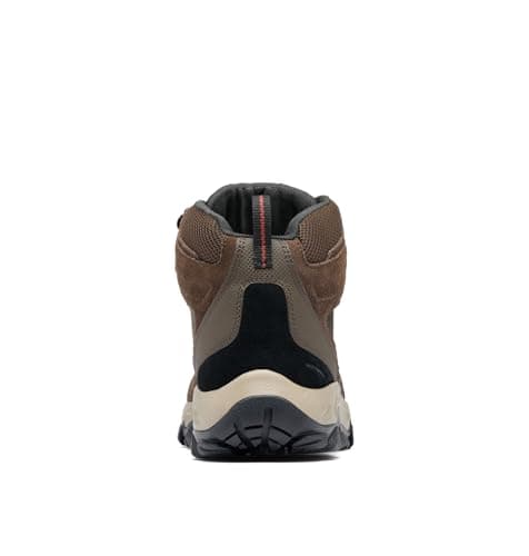 Columbia Mens Newton Ridge Plus II Suede Waterproof, Cordovan/Spice, 9 — view 3