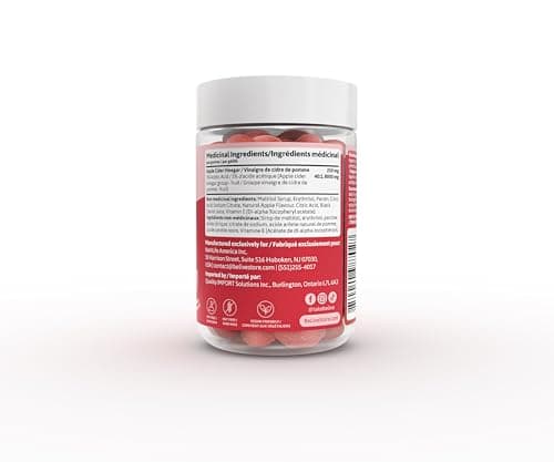 Apple Cider Vinegar Sugar Free Gummies with the Mother – For a Healthy Diet - Gluten Free, No Glucose Syrup, ACV Gummies Alternative to Capsules & Drink (60 Ct) - 1 pack