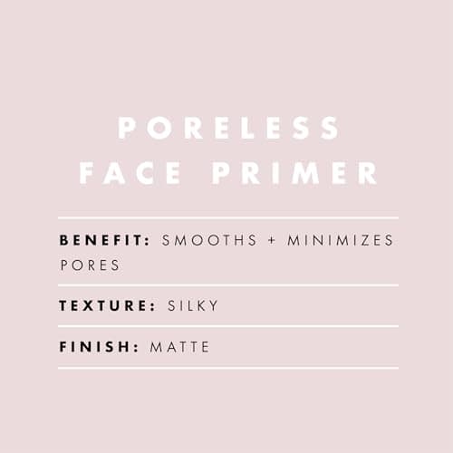 e.l.f. Poreless Face Primer, Skin-Smoothing Matte Makeup Base, Minimizes Pores & Fine Lines, Long-Lasting Foundation Primer with Tea Tree & Vitamins A & E, Vegan & Cruelty-Free