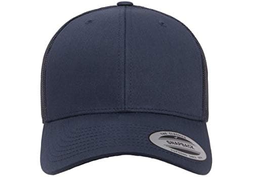 Yupoong YP Classics Retro Trucker Cap, Navy, One Size
