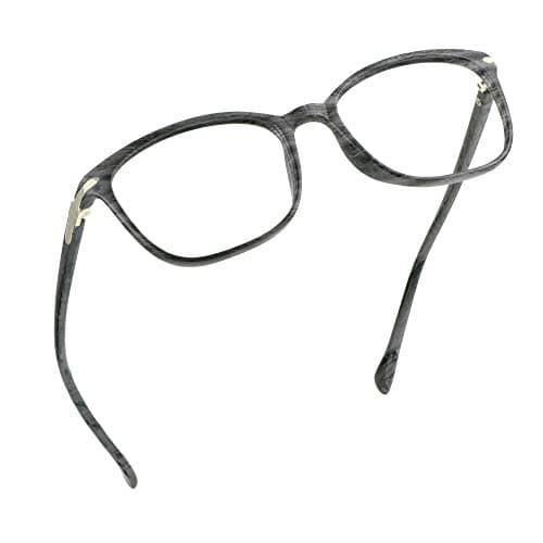 LifeArt Blue Light Blocking Glasses, Anti Eyestrain, Computer Reading Glasses, Gaming Glasses, TV Glasses for Women Men, Anti Glare (Wood, 1.75 Magnification)