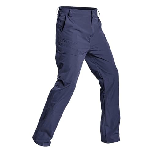 Cargo Pants for Men Work Construction Tactical Pants Lightweight Ripstop Military Pant with Pockets Outdoor Hiking Blue — view 4