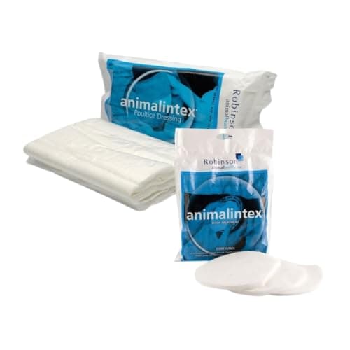 Robinson Animalintex Poultice Pads – Veterinary Wound Dressing for Horses, Hot or Cold Injury Treatment, Pre-Cut Hoof Shape & Rectangular Options | Hoof Shaped (3pk) — view 5