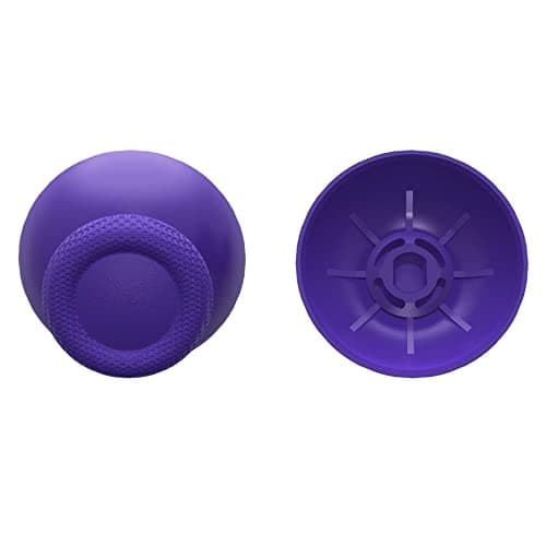 eXtremeRate Thumbsticks FPS Purple Replacement Stick Joystick for PS5 Controller, Custom Analog Stick Joystick Compatible with PS5, for PS4 All Model Controller - Controller NOT Included — view 4